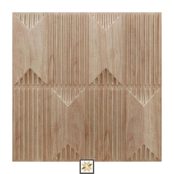 Modern Wood Look Beige Artisan Wall Panel (1.6x1.6 ft | 15 mm)