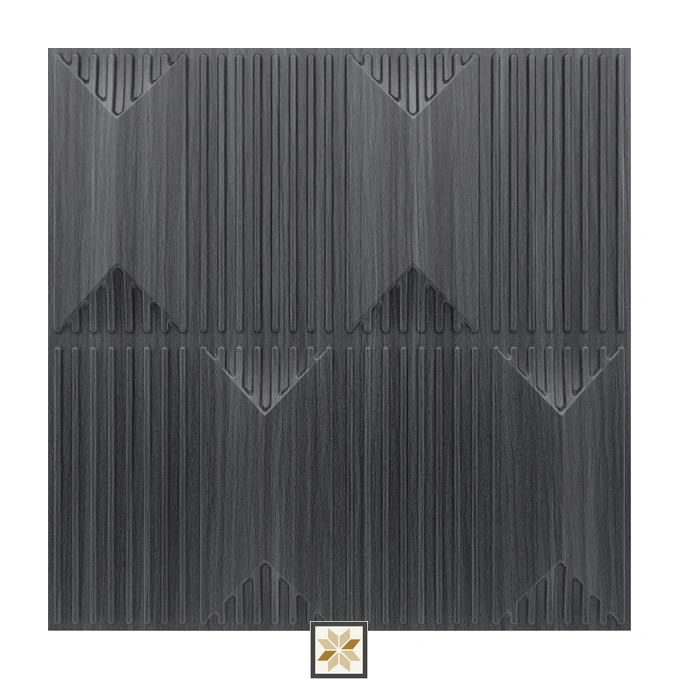Modern Wood Look Grey Artisan Wall Panel (1.6x1.6 ft | 15 mm)