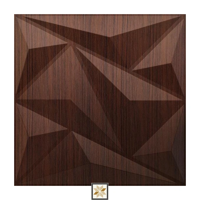 Modern Wood Look Brown Alps Wall Panel (1.6x1.6 ft | 15 mm)
