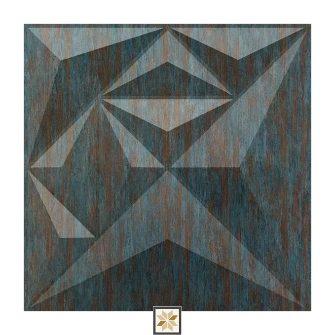 Modern Wood Look Black Diamond Wall Panel (1.6x1.6 ft | 15 mm)