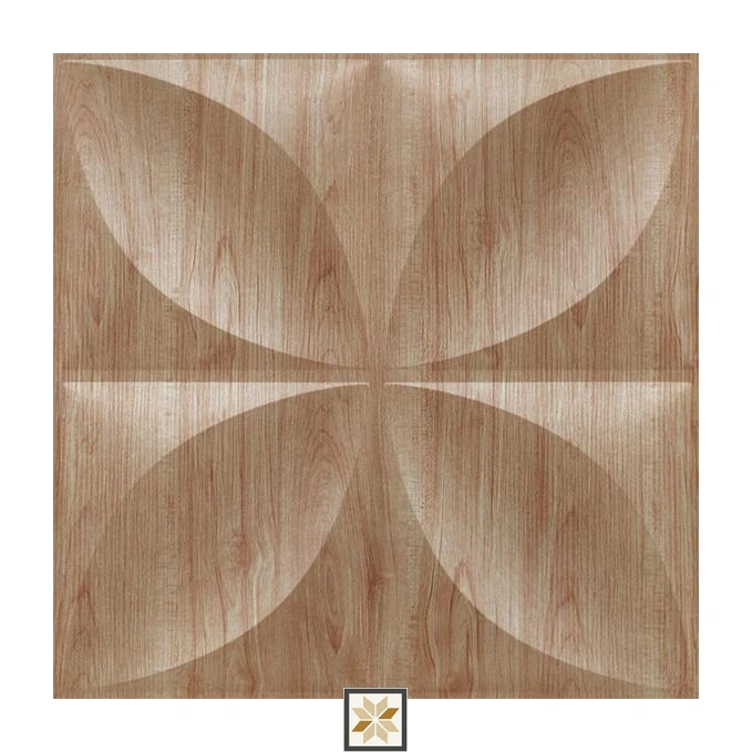 Modern Wood Look Beige Butterfly Wall Panel (1.6x1.6 ft | 15 mm)