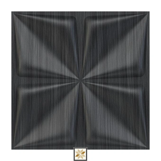 Modern Wood Look Grey Bloom Wall Panel (1.6x1.6 ft | 15 mm)