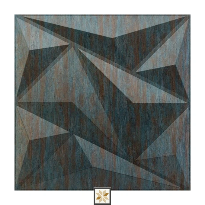 Modern Wood Look Black Alps Wall Panel (1.6x1.6 ft | 15 mm)