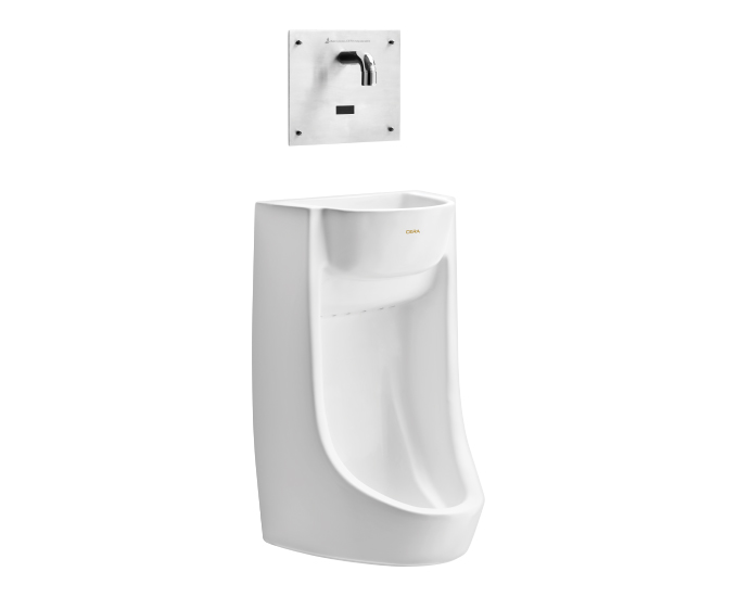 Cera Core Flat Back Uninal with Integrated Wash Basin and Sensor Tap S4025101