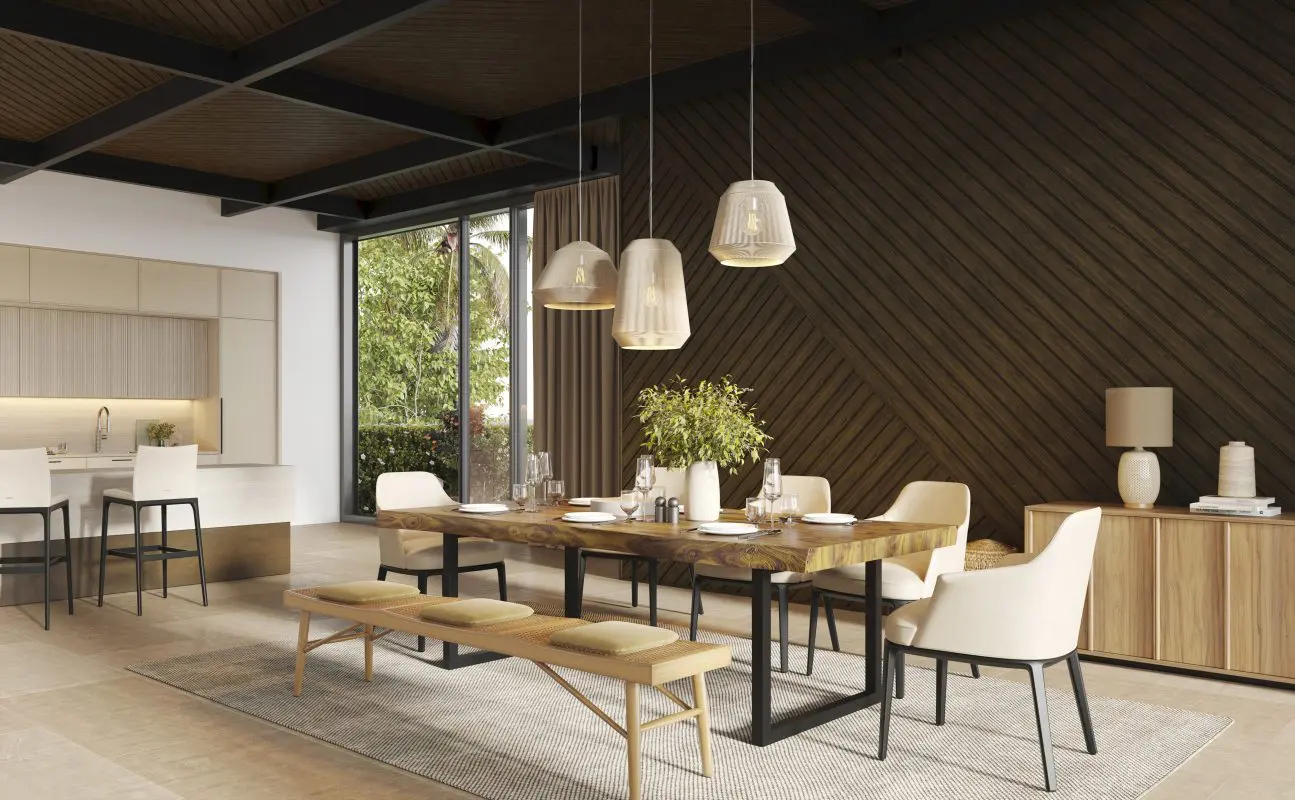 Soffit Dark Mahogany Panel