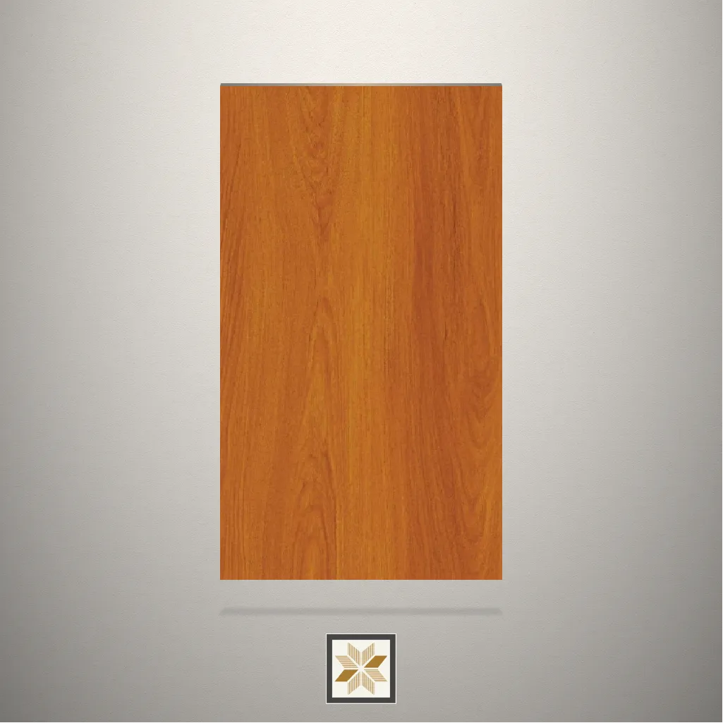 High Gloss Wooden Brown Laminate (8x4 feet,1 mm): LM-10198