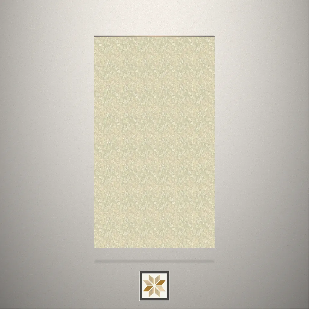 Textured Floral Fusion Terrazzo Beige Laminate (8x4 feet,1 mm): LM-10224