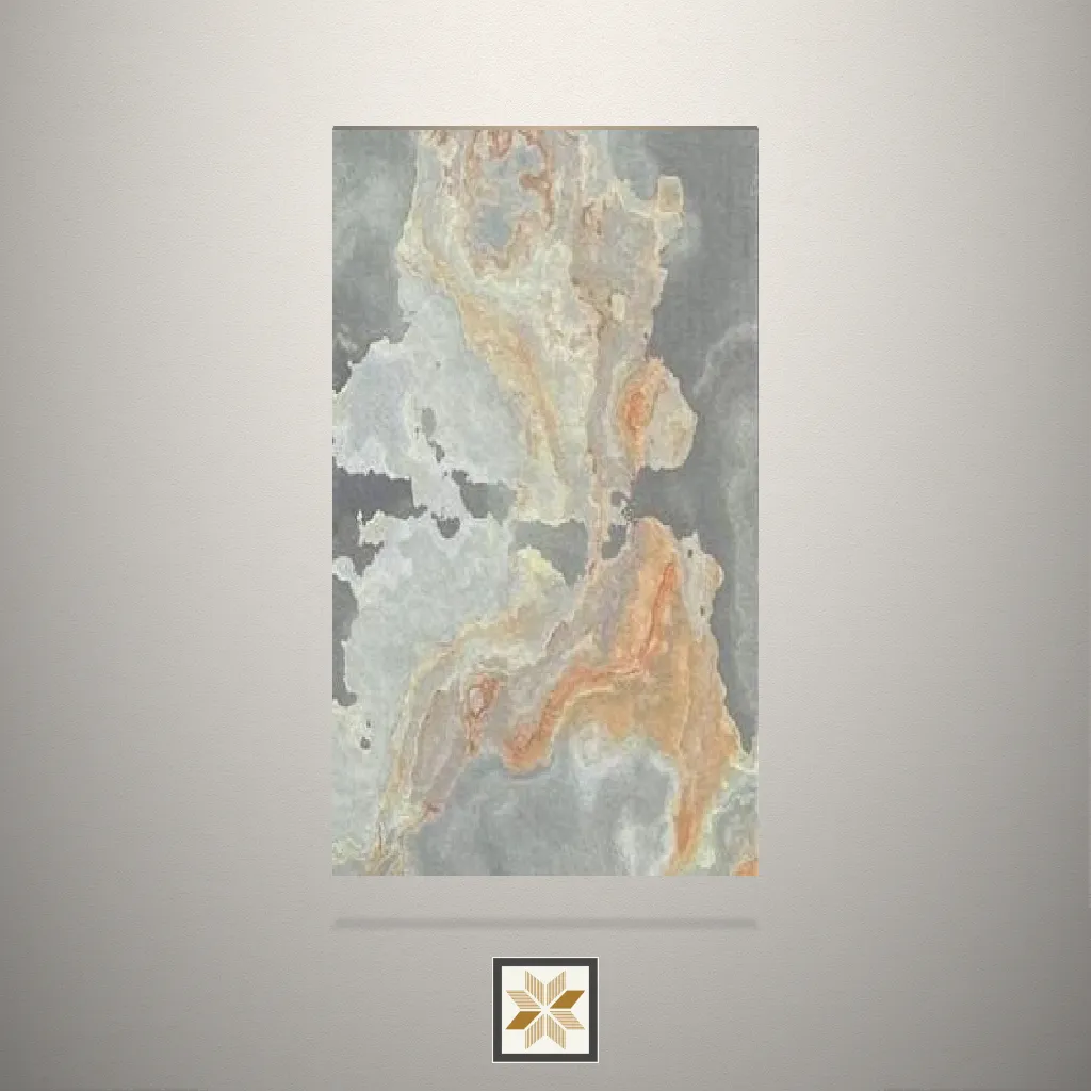 Textured Stone Brown Laminate (8x4 feet,1 mm): LM-10792