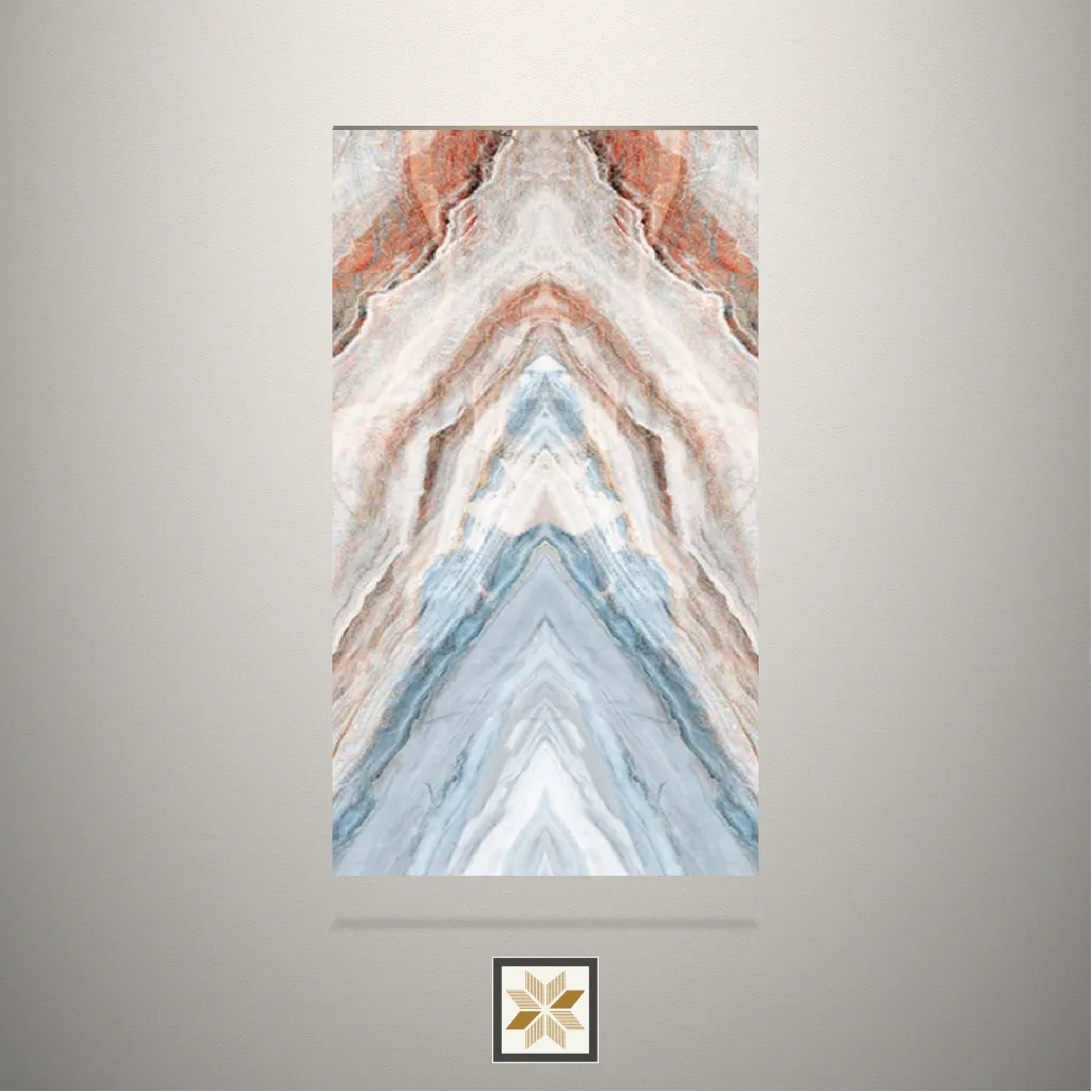 Gloss Marble Beige Laminate (8x4 feet,1 mm): LM-10806