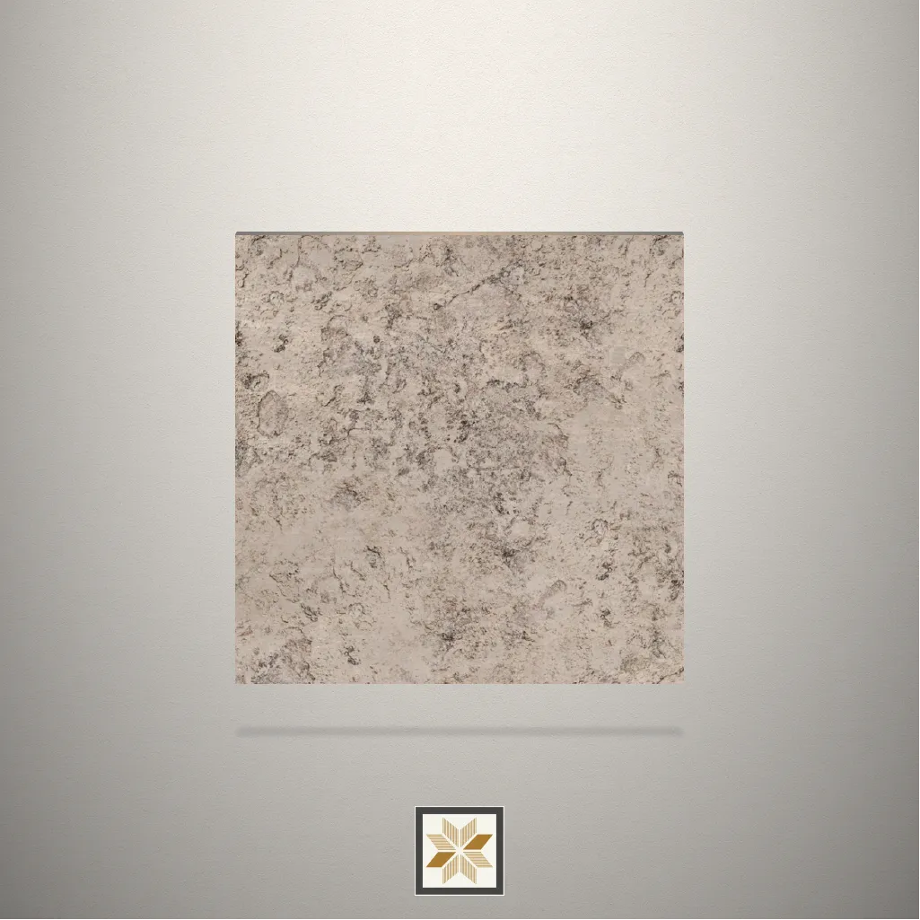 Textured Stone Brown Laminate (8x4 feet,1 mm): LM-10853