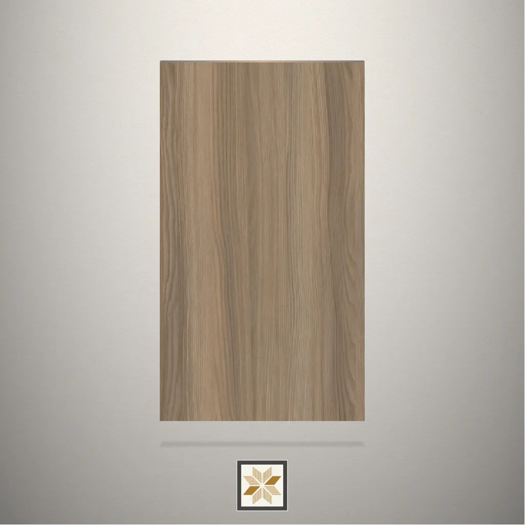 Textured Naturale Ash Wooden Brown Laminate (8x4 feet,1 mm): LM-10855