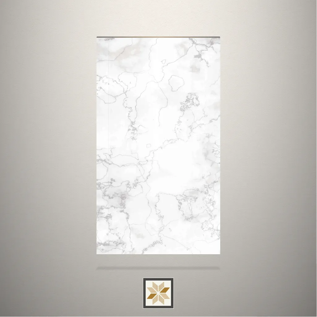 Matt Tramonta Marble White Laminate (8x4 feet,1 mm): LM-10881