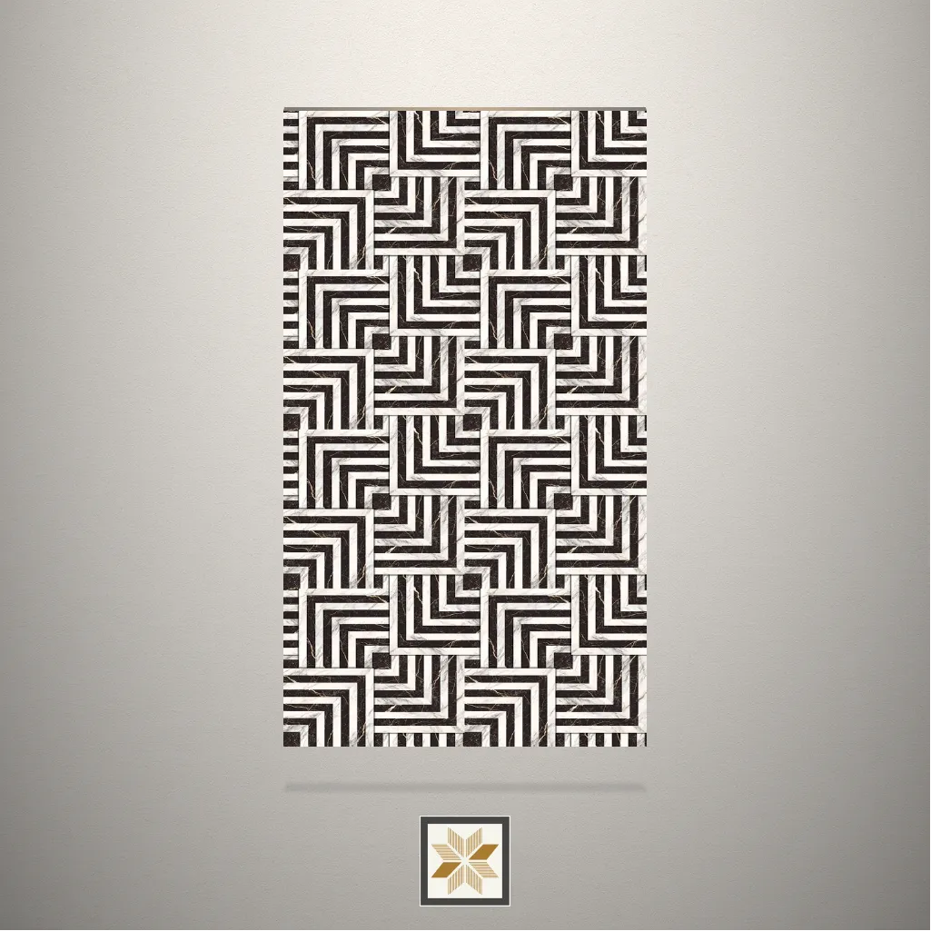 Textured Digital Printed Multi Colour Laminate (8x4 feet,1 mm): LM-10927