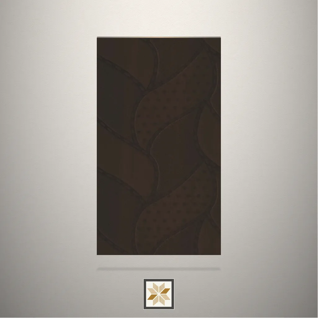 Textured Smoke Walnut Marble Brown Laminate (8x4 feet,1 mm): LM-10973