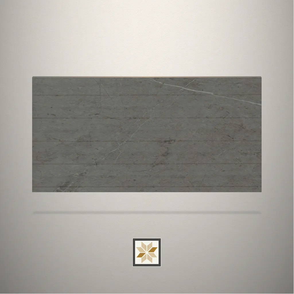 Textured Cementro Dark Stone Grey Laminate (8x4 feet,1 mm): LM-10984