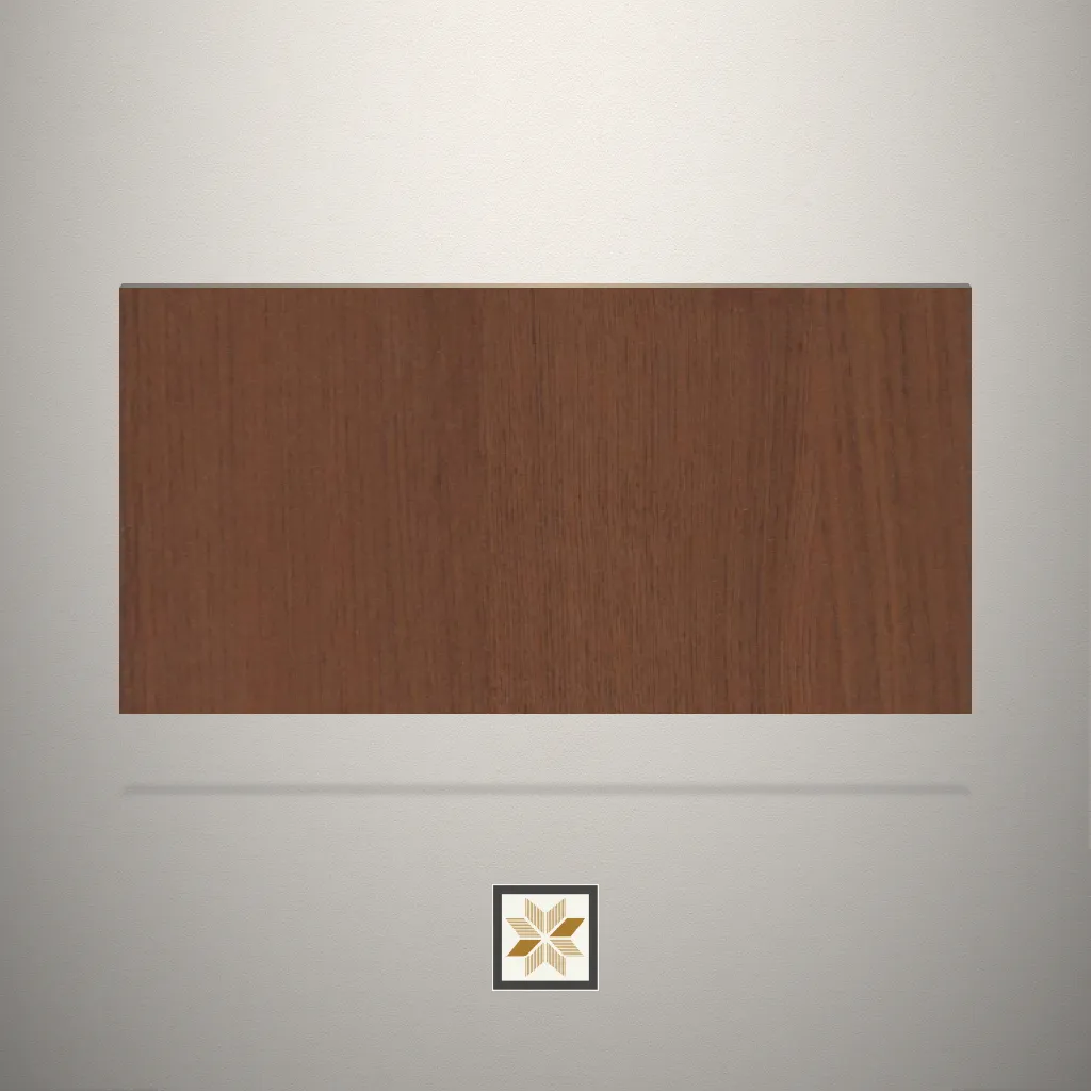 High Gloss Redian Wooden Brown Laminate (8x4 feet,1 mm): LM-11127