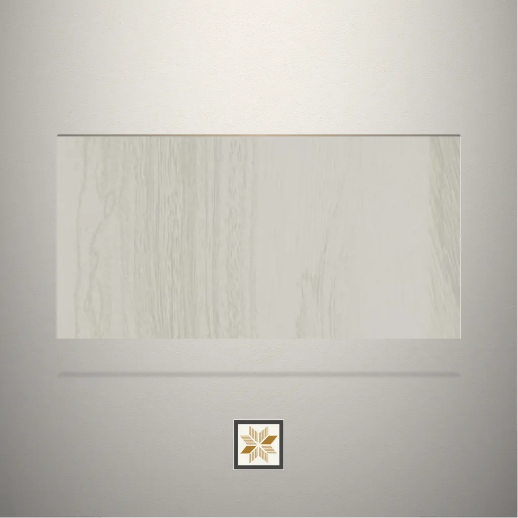 High Gloss Swish Elm Wooden Grey Laminate (8x4 feet,1 mm): LM-11163