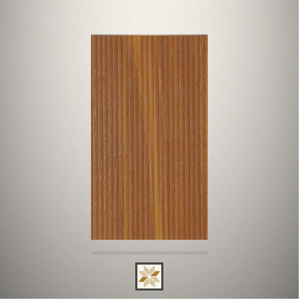 Textured Fluted Brown Laminate (8x4 feet,1 mm): LM-11968