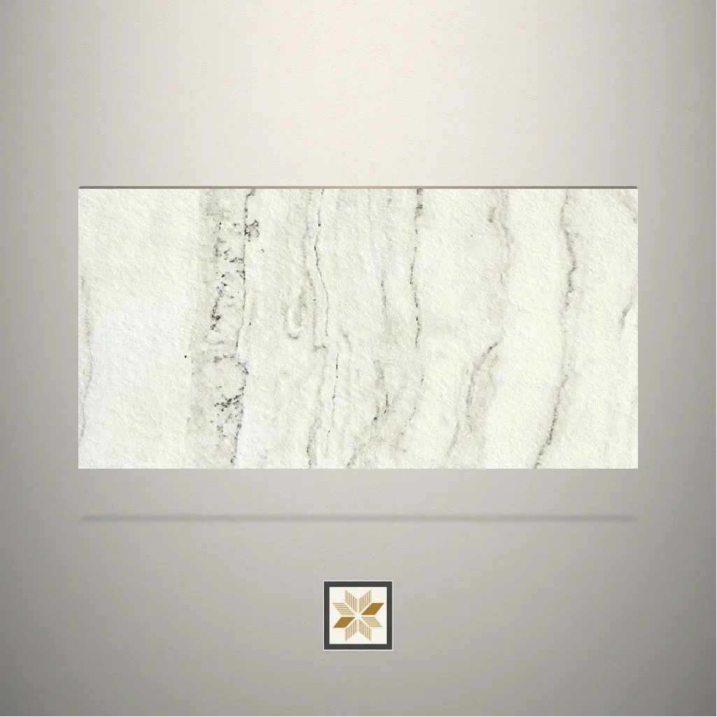 Textured Stone White Laminate (8x4 feet,1 mm): LM-12008