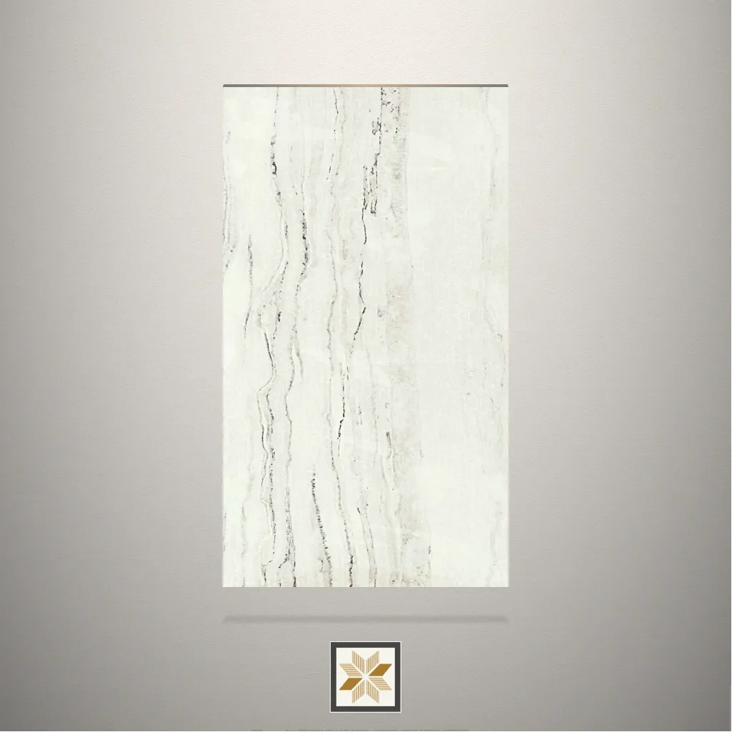 Textured Marble White Laminate (8x4 feet,1 mm): LM-12009