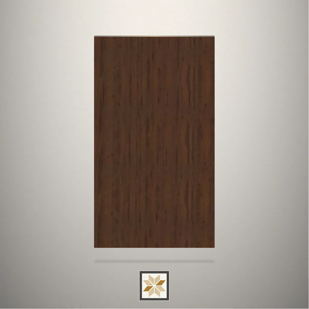 Gloss Wooden Brown Laminate (8x4 feet,1 mm): LM-12037