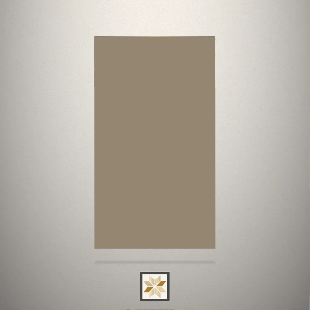 High Gloss Solid Color Brown Laminate (8x4 feet,1 mm): LM-12065