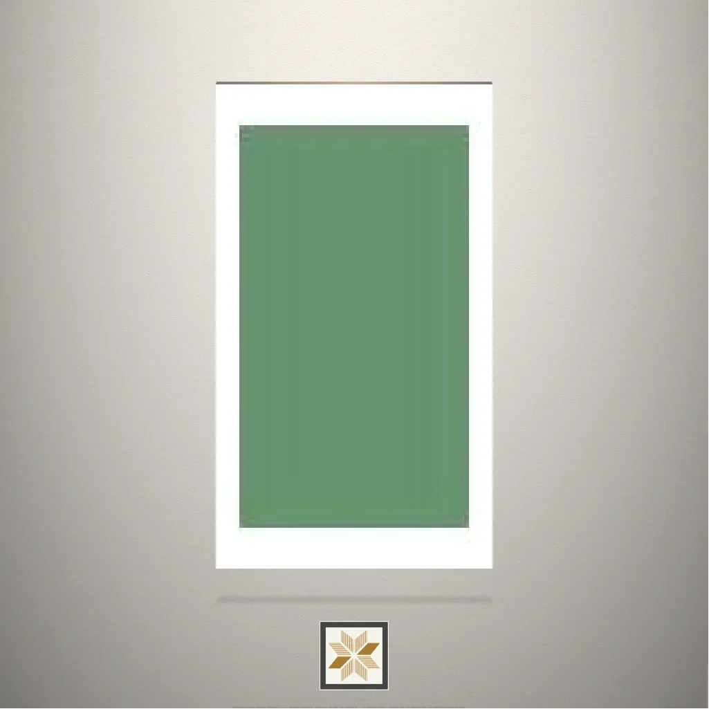 High Gloss Solid Color Green Laminate (8x4 feet,1 mm): LM-12091