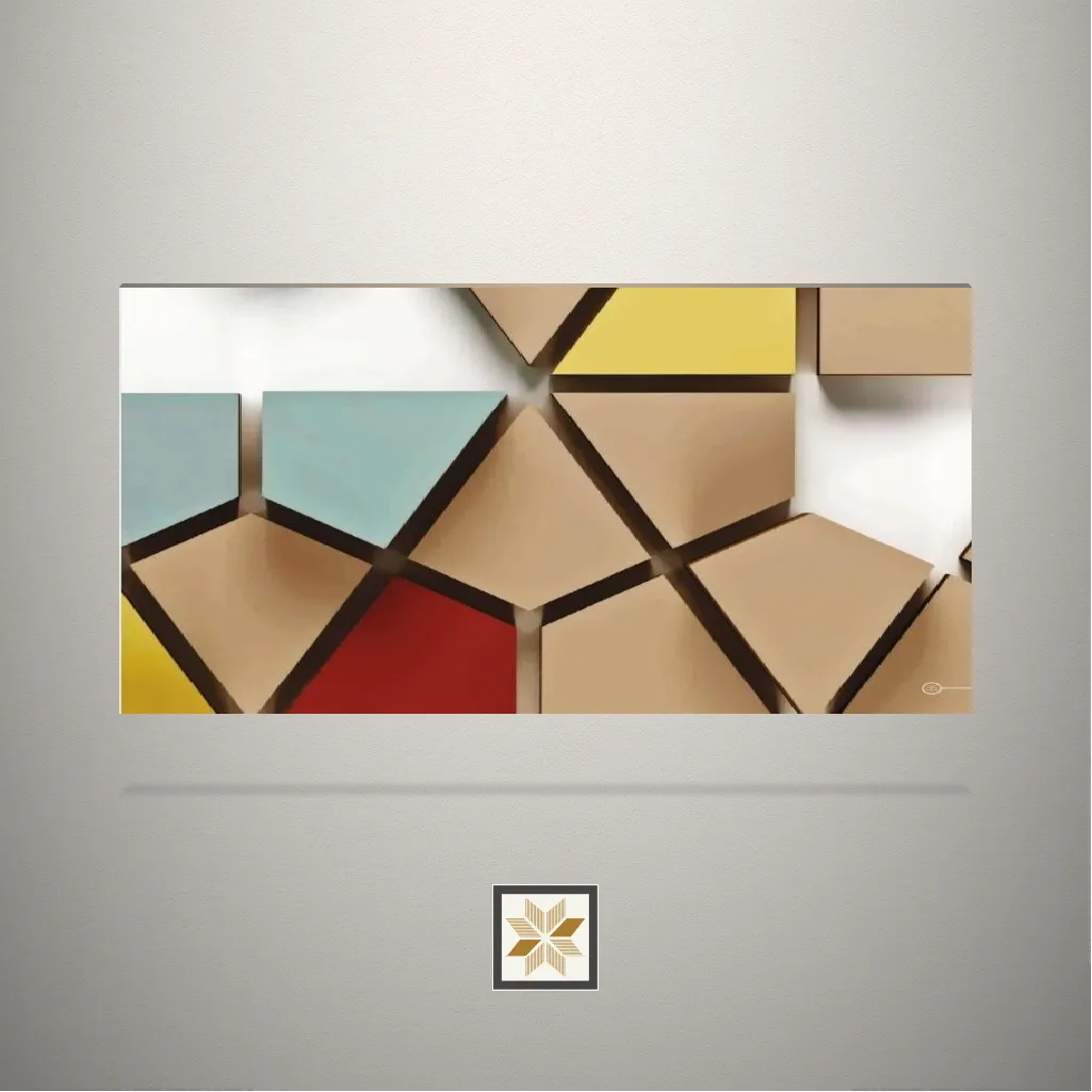 Digital Printed Multi Colour Laminate (8x4 feet,1 mm): LM-12105