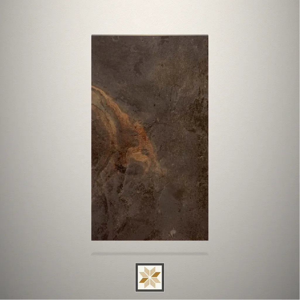 HM Solid Stone Stone Brown Laminate (8x4 feet,1 mm): LM-12713