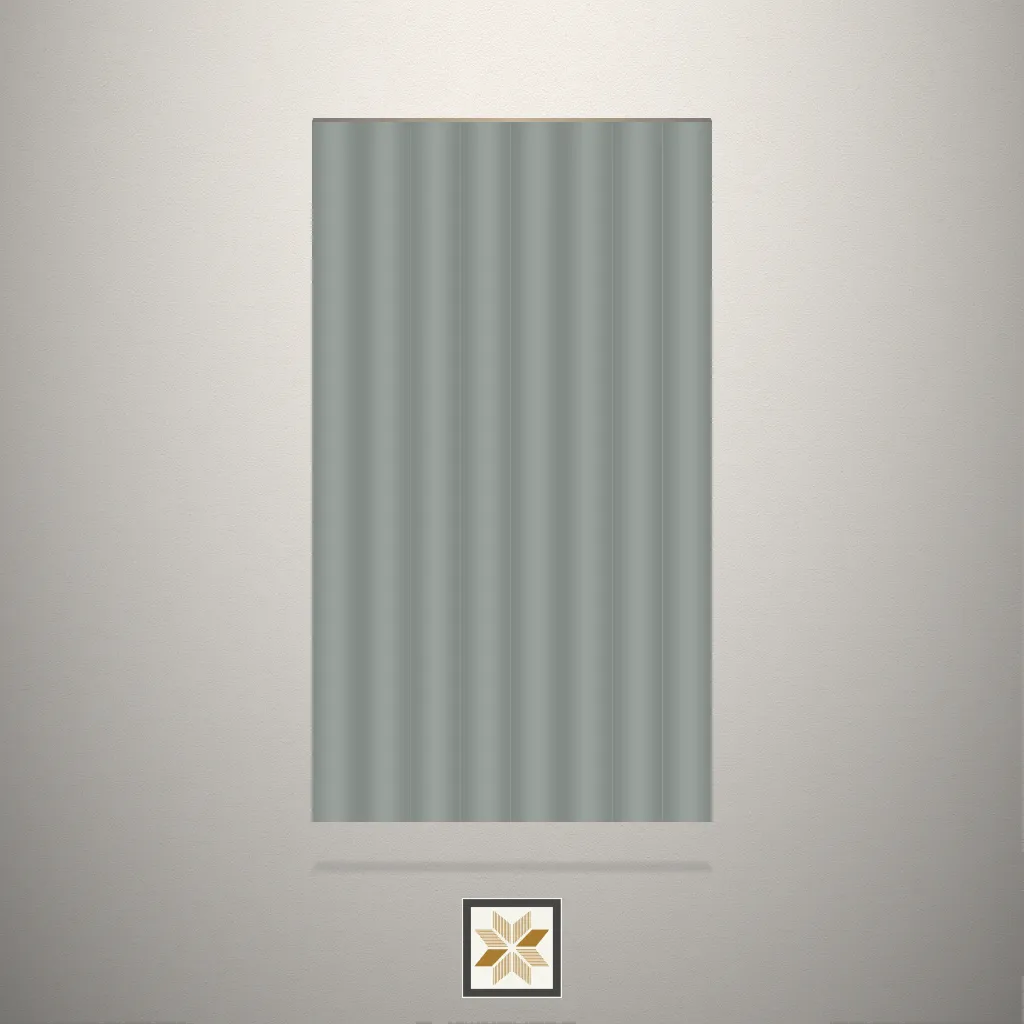 Textured Urban Bamboo Fluted Grey Laminate (8x4 feet,1 mm): LM-12724