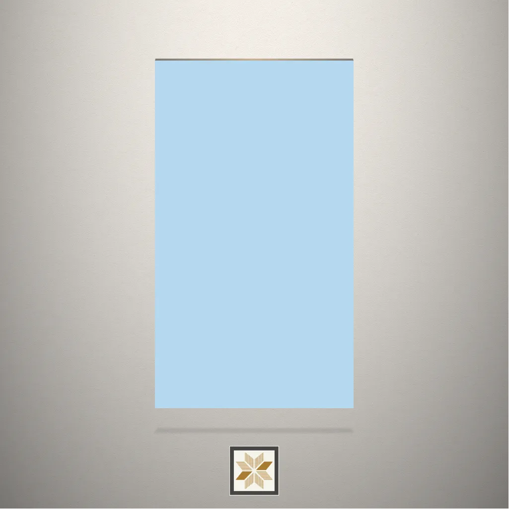 Matt Celesto Solid Color Blue Laminate (8x4 feet,1 mm): LM-12775