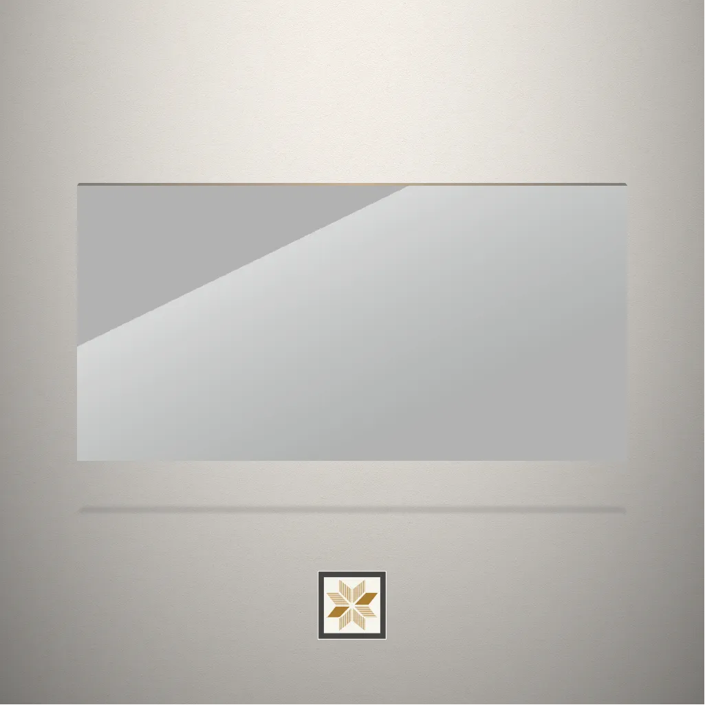 High Gloss P-1 Silver Mirror/Glass Grey Laminate (8x4 feet,1.5 mm): LM-12778