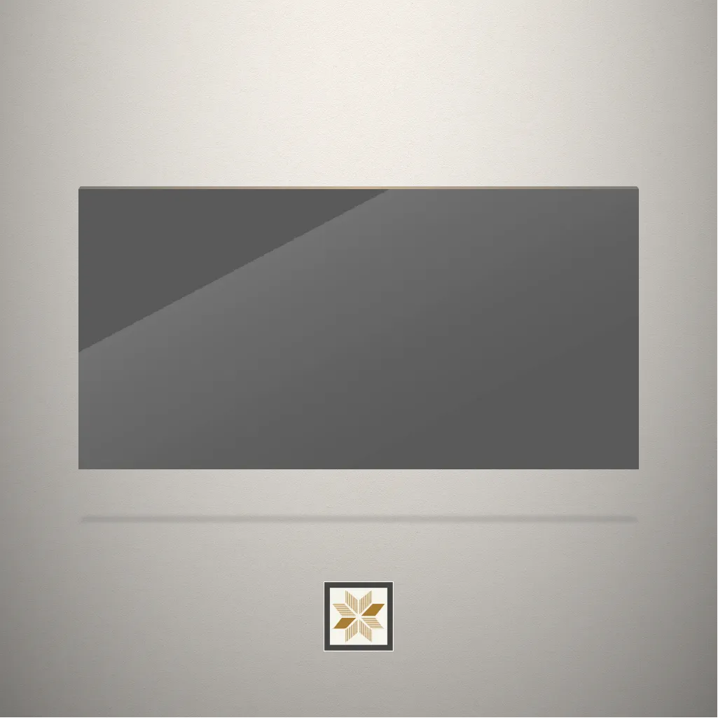 High Gloss Mirror/Glass Grey Laminate (8x4 feet,1.5 mm): LM-12796