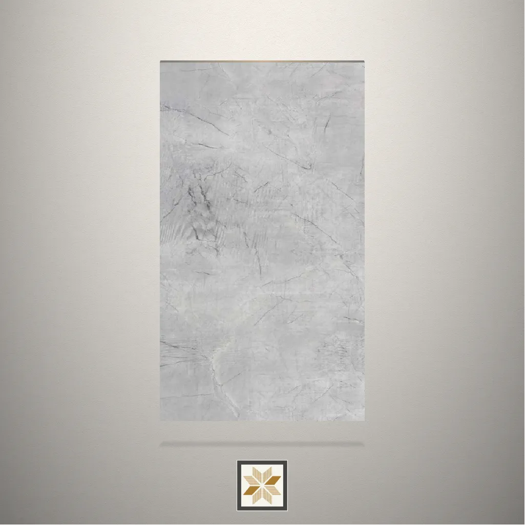 Textured Greek Slate 2 Stone Grey Laminate (8x4 feet,1 mm): LM-12812