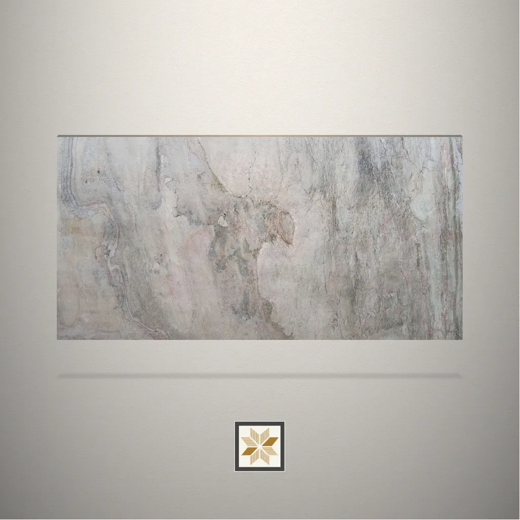 Textured Stone Beige Laminate (10x4 feet,2 mm): LM-12875-B