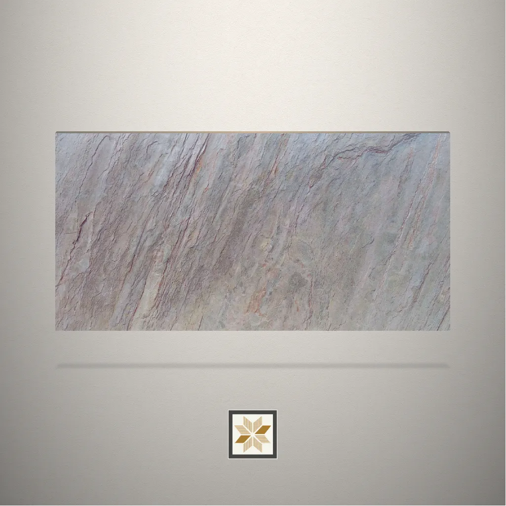 Textured Stone Beige Laminate (10x4 feet,2 mm): LM-12925-B