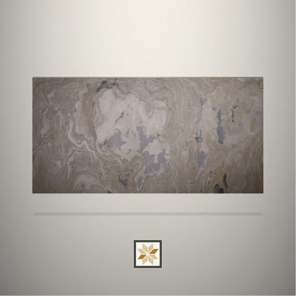 Textured Stone Brown Laminate (8x4 feet,2 mm): LM-12993-C