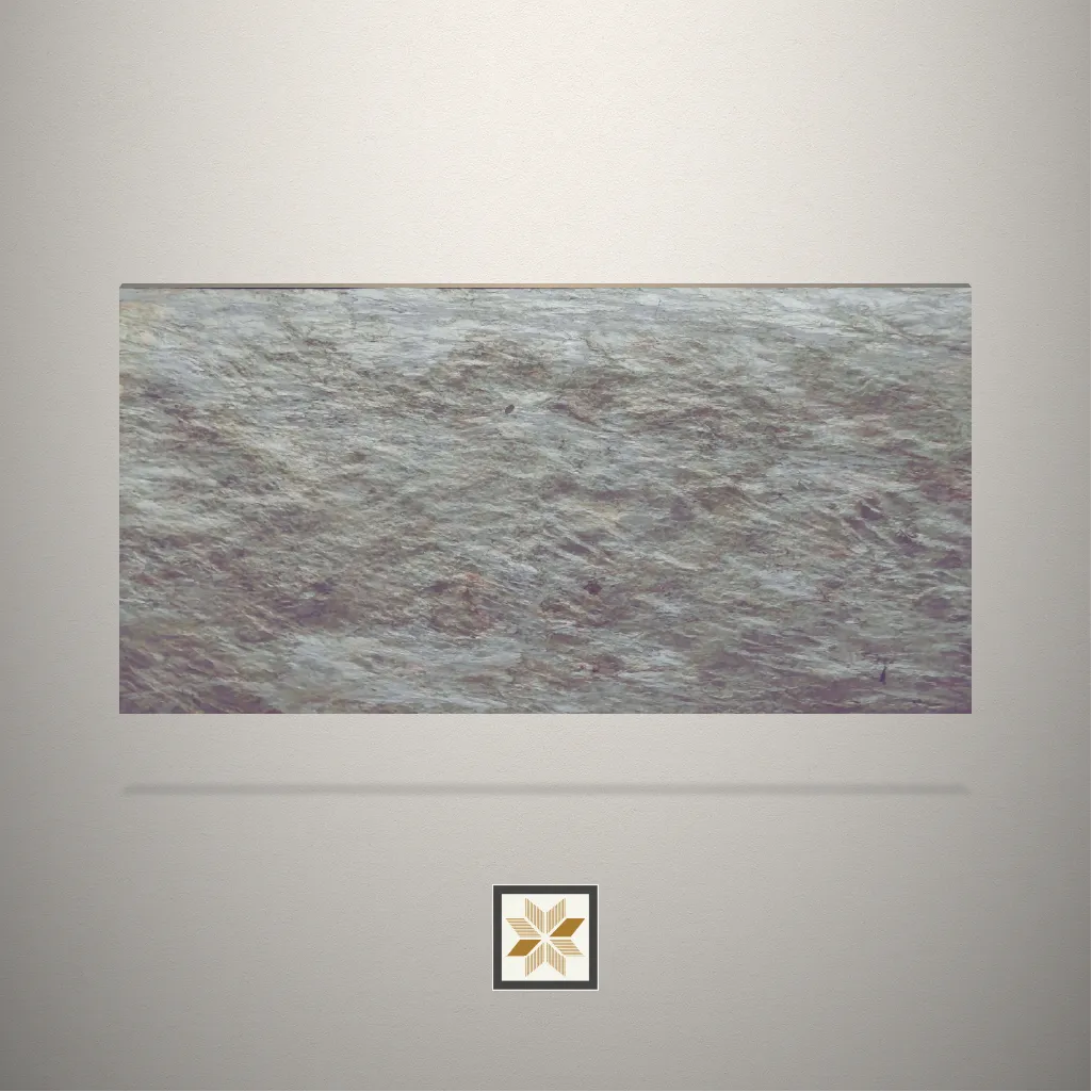 Textured Stone Brown Laminate (10x4 feet,2 mm): LM-12984-C