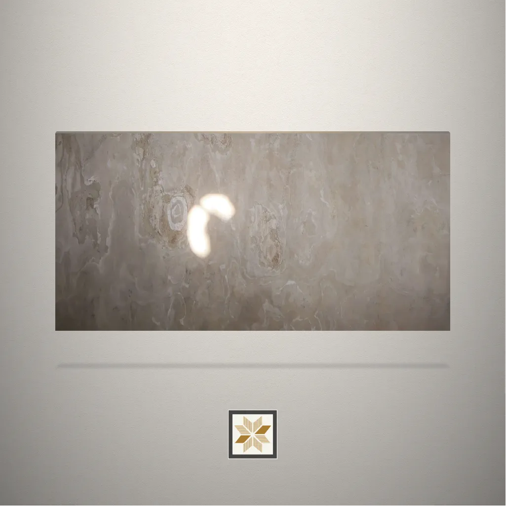 Textured Stone Brown Laminate (10x4 feet,2 mm): LM-12986-B