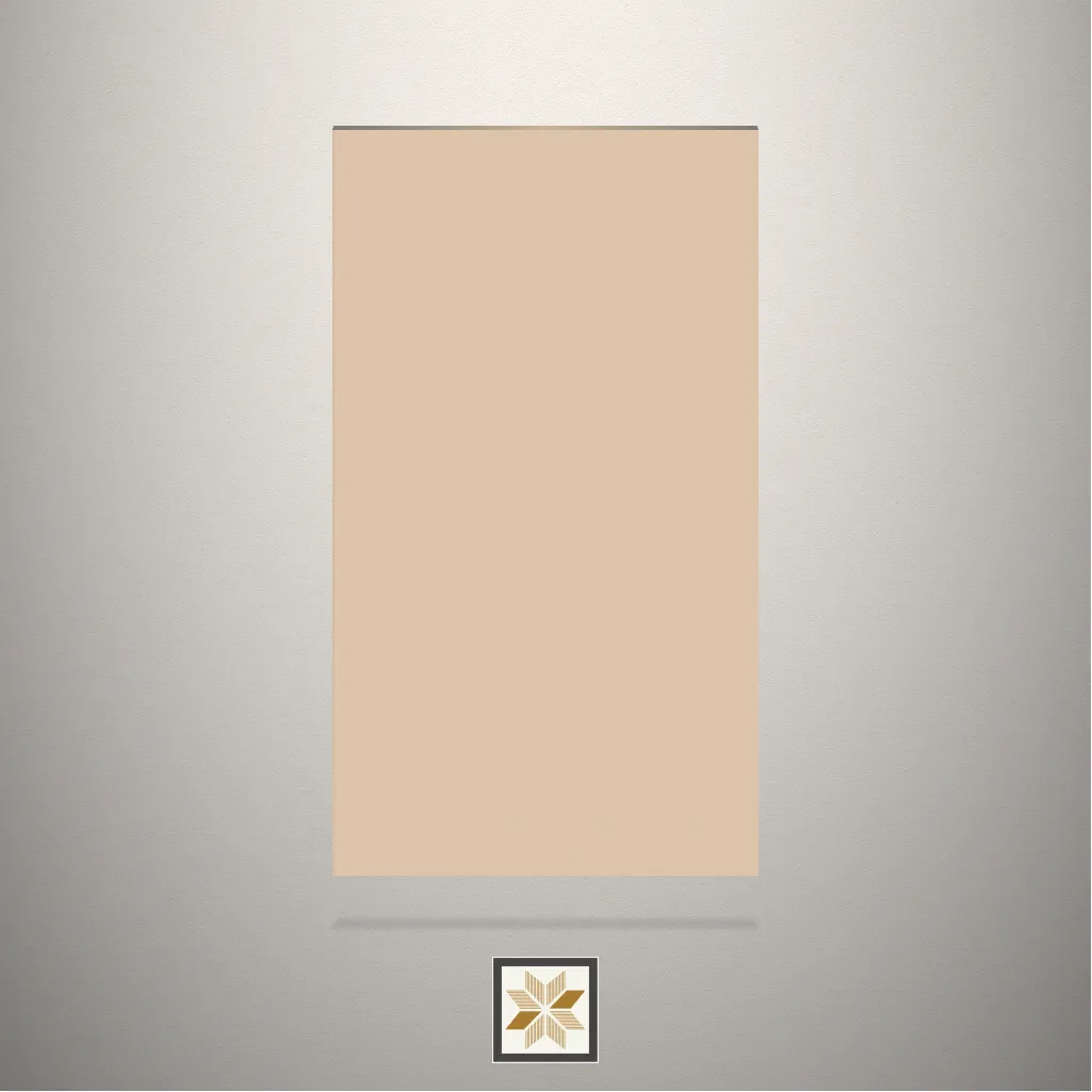 Gloss UV+ Caramel Solid Color Beige Laminate (8x4 feet,1 mm): LM-13118