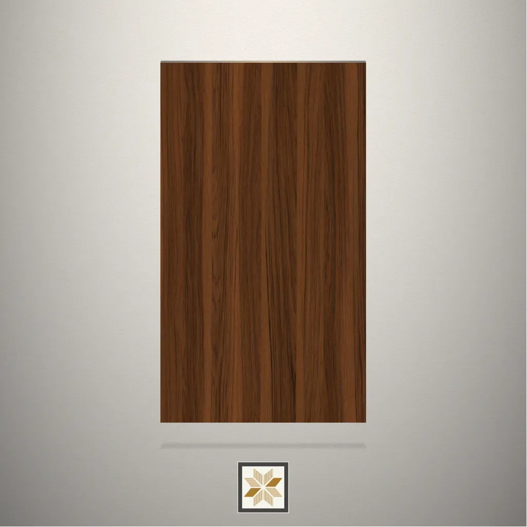 Textured Wattle Juglans Wooden Brown Laminate (8x4 feet,1 mm): LM-13120