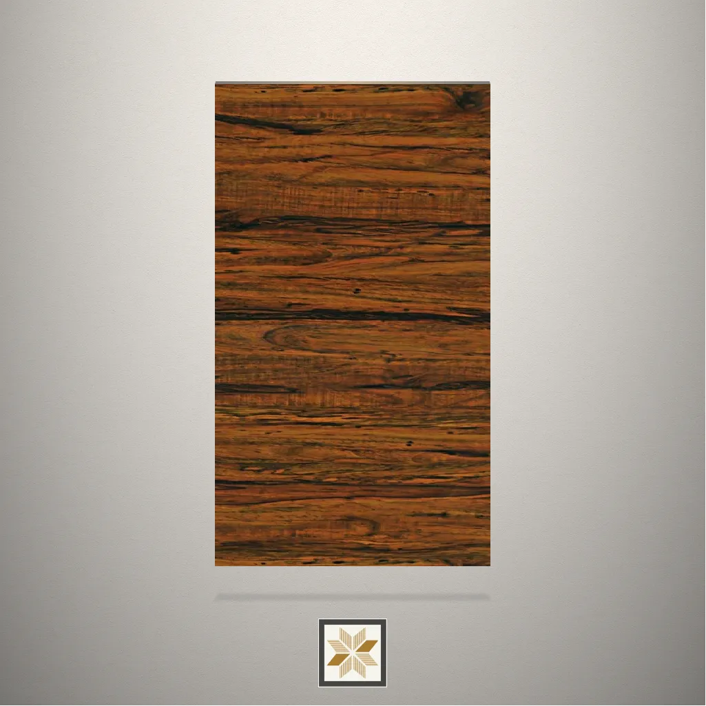 Textured Tropical Wood Abstract Artistic Brown Laminate (8x4 feet,1 mm): LM-13124