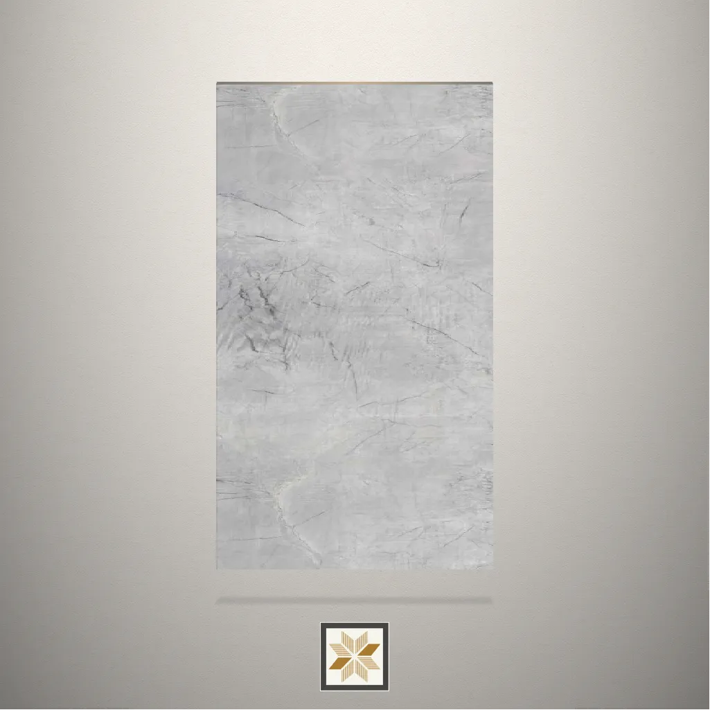 Textured Greek Slate 2 Wooden Grey Laminate (8x4 feet,1 mm): LM-13125