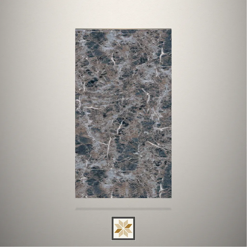 Gloss Italian Marble 3 Marble Grey Laminate (8x4 feet,1 mm): LM-13141