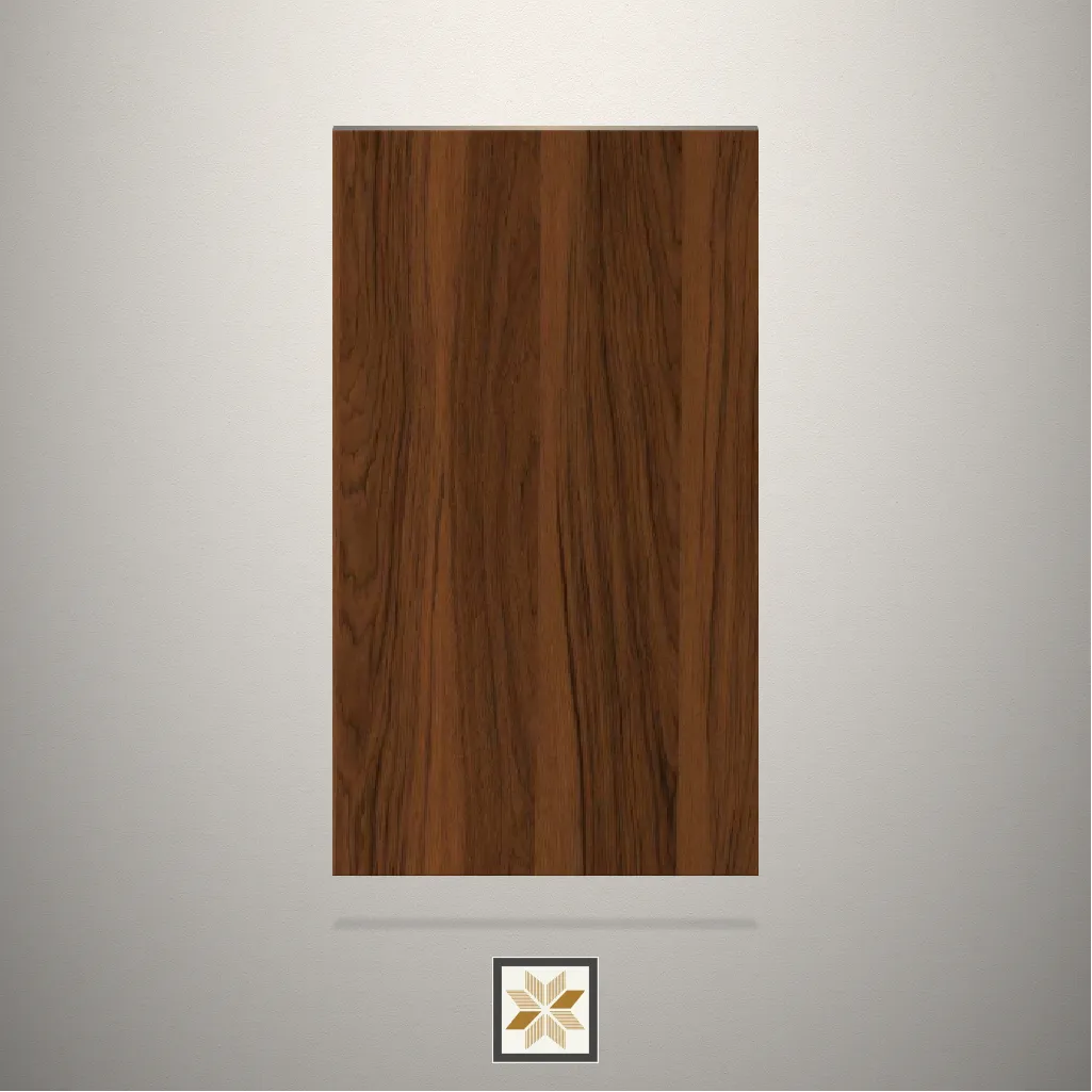 Textured Wattle Juglans Wooden Brown Laminate (8x4 feet,1 mm): LM-13172