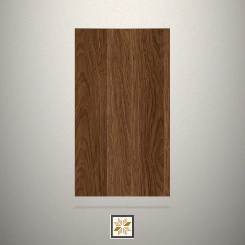 Matt Raw Walnut Wooden Brown Laminate (8x4 feet,1 mm): LM-13176