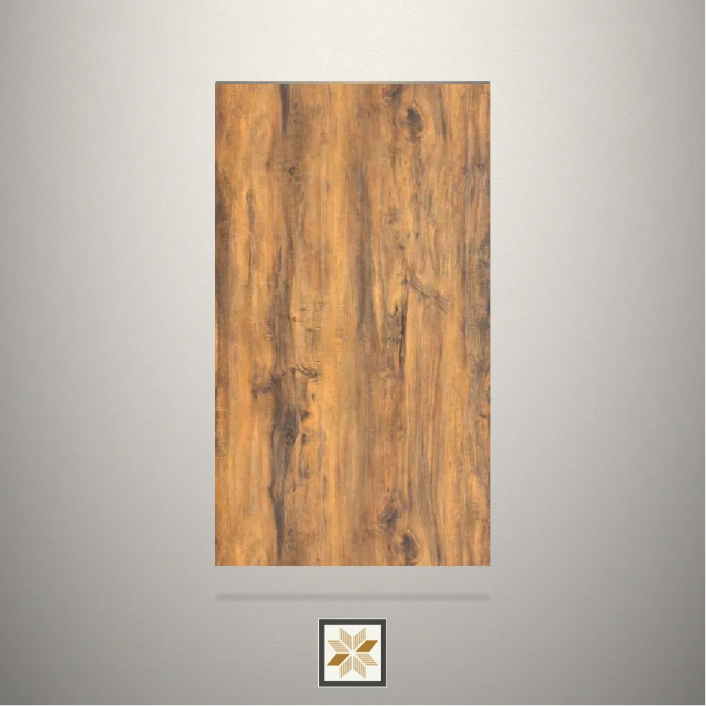 Textured American Pear Wooden Brown Laminate (8x4 feet,1 mm): LM-13208