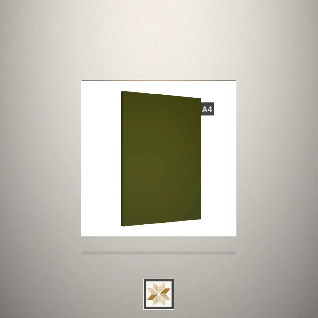 High Gloss Solid Color Green Laminate (8x4 feet,1.5 mm): LM-13312