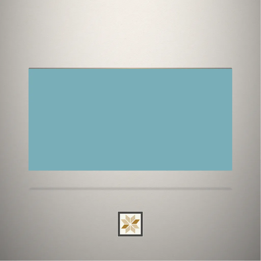 Gloss Solid Color Blue Laminate (8x4 feet,1.5 mm): LM-13483-B