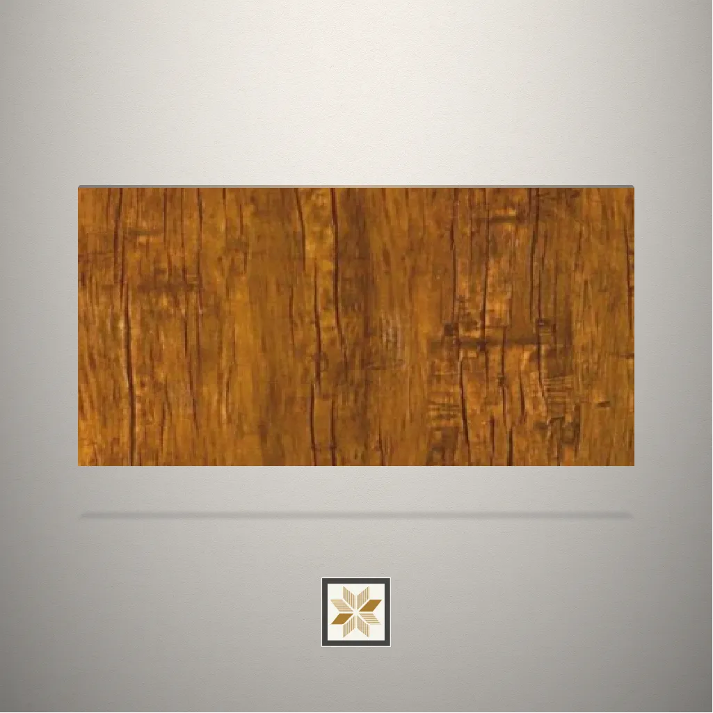 High Gloss Wooden Brown Laminate (8x4 feet,1.5 mm): LM-13517